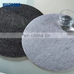 Round Square Felt Drink Coaster Cup Mat Premium Felt Cup Glass Coasters Set With Holder thumbnail-6