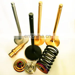Titanium Retainer Kit Gold Titanium Engine Valves for Honda B16a B20B K20 K24 F20C F22C K-series Vtec Guide Spring thumbnail-3