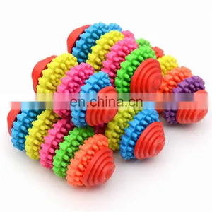 Nontoxic Colorful Gear Pet Toy Cheap Molar Tooth Tpr Chew Dog Toys thumbnail-5