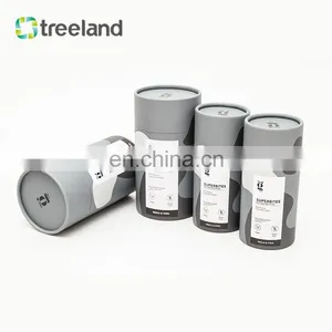 Customized Paper Tube Packaging Bio Friendly Cardboard Tube Food Grade Round Canister thumbnail-4