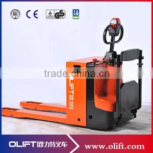 5ton Good Price Stand-on Electric Pallet Forklift thumbnail-1