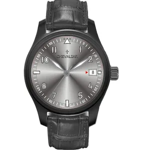Stainless Steel Water Resistance Fashion Watches Genuine Leather Quartz Man Watch thumbnail-4