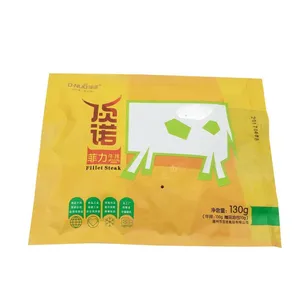 Accept Custom Gravure Printing Packaging Plastic Pouch Steak Meat And Pizza Plastic Packaging Bag thumbnail-3