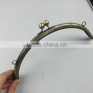 2014 NEW!Antique Brass DIY Metal Sewing Fashion Evening Bag Frame DIY Bag Accessories With Love Pattern thumbnail-1