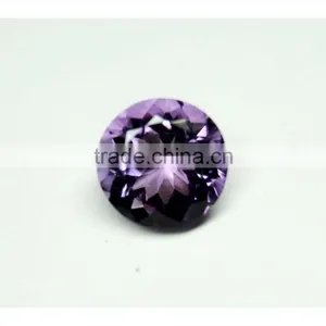 11mm Amethyst Faceted Round thumbnail-3