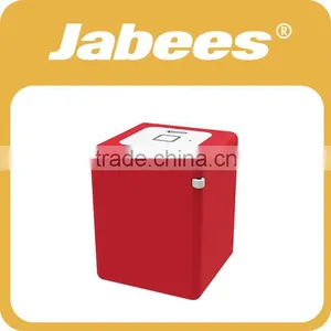 Hot Sale 2014 Supports 2 Phones Connection With Voice Prompt in English Bluetooth Mini Silicone Speaker thumbnail-1