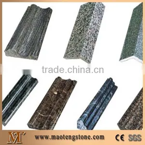 Chinese Manufacture Latte Beige Marble Bullnose Molding ,Border Decos for Wall thumbnail-4