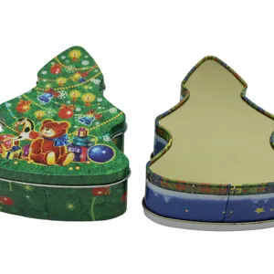 Christmas Tree Gift Tin Box thumbnail-2