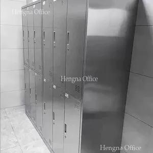 Hengna 10-Door Metal Locker for Medical Facilities – Hygienic and Easy-to-Clean Storage for Healthcare Workers thumbnail-3