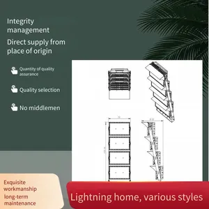 High-brightness, Energy-saving, High-power 2000w Led Fin Floodlights for Stadiums, Suitable for Night Football, Basketball and Other Sports Events Lighting thumbnail-2