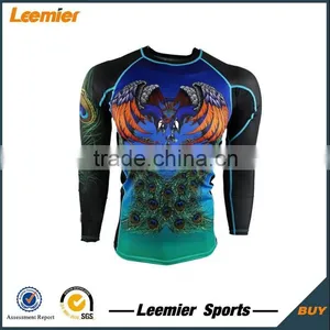 Custom Youth Size MMA Rash Guard Made in China thumbnail-1