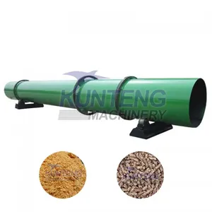 Industrial Coconut Silk Palm Silk Metal Powder Mineral Residue Wine Trough Residue Drum Dryer EPC thumbnail-1