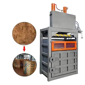 Heavy Duty Palm Fiber Baler Machine Automatic Hydraulic Coconut Shell Fiber Briquette Press Recycling Equipment EPC thumbnail-1