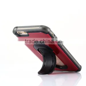 2 in 1 Dual Slim Armor PC TPU Cover , for Iphone6 Accessories Cover thumbnail-1