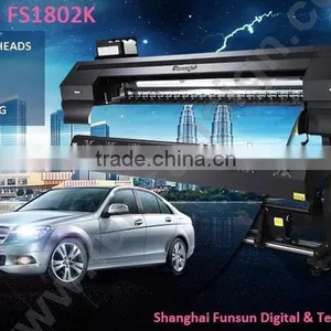Funsunjet FS1802K 1.8m / 6ft Flex Banner Adhesive Vinyl Sticker Printer With DX5 Head 1440dpi Fast Printing Speed thumbnail-3