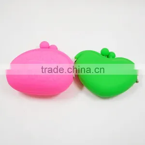 Best Quality Clip Purse Wallet Solid Color Silicone Coin Holder Mini Money Pocket Purse thumbnail-2