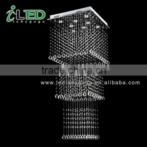 Modern Style Hot Sell Crystal Large Hotel Chandelier thumbnail-1