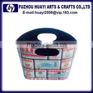 Wholesale Fancy Craft Foldable Leather Storage Basket Various Kind of Basket thumbnail-3