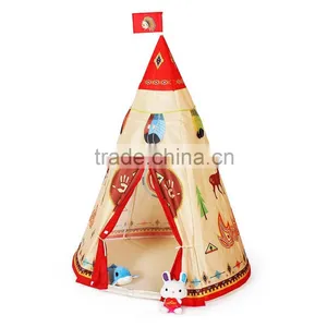 Indian Story Kids Tent Mosquito Kids House Play Princess Children Teepee Tent thumbnail-2