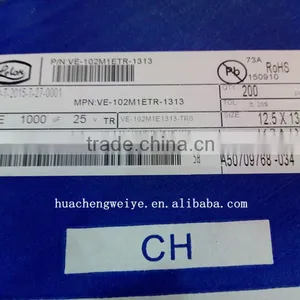 SMD Aluminum Electrolytic Capacitors 1000UF 25V 12.5*13.5 thumbnail-2