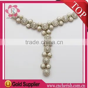 Hot Sale Ren Qing Jewelry Factory Fashion Pearl Crystal Shoes Women Sandal For Women Shoe Bridal Accessories thumbnail-3