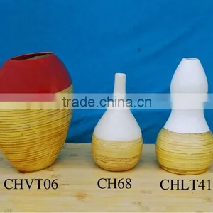 Laminated Bamboo Vase thumbnail-1