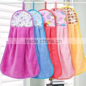 Factory Sale Directly Client Design Coral Fleece Hand Towel Stock thumbnail-4