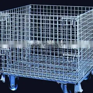 Heavy Duty Wire Container Storage Cage for Warehouse thumbnail-5