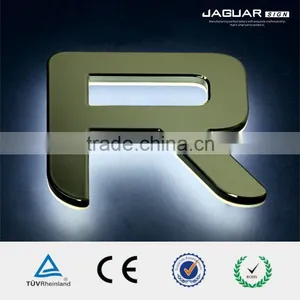 Color Changing Outdoor Usage Stainless Steel Backlit Led Display Illuminated Letter Sign thumbnail-5