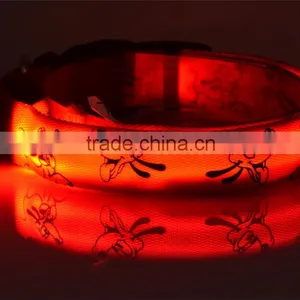Cartoon Dog LED Pet Dog Cat Collar Night LED Light-up Flashing Glow in the Dark Lighted Dog Collars thumbnail-6