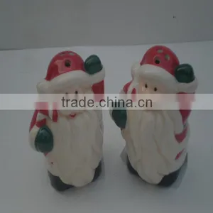 Ceramic Christmas Salt and Pepper Shakers With Christmas Items thumbnail-1