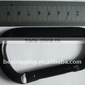 10mm Black Spring Hook Zinc Plated/wire Rope Accesory thumbnail-1