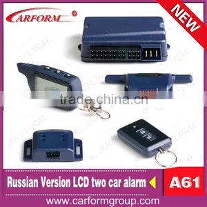 New Upgrade Starlionr A61 Two Way Car Alarm System With LCD Remote Engine Start thumbnail-1
