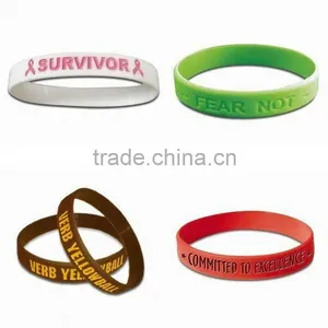 2015 New High Quality Fashion Cheap Custom Silicone Bracelets thumbnail-1