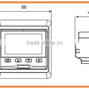 the Floor Heating Programmable Temperature Control Thermostat Switch Price thumbnail-5