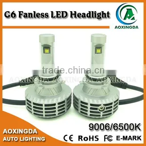 3000K 4300K 6500K 8000K 10000K G6 All in One LED Headlight 9006 6000LM thumbnail-3