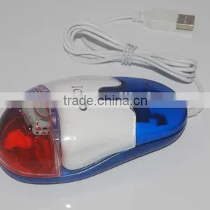 Computer Gift USB Wired Liquid Aqua Mouse With Light-up LED Logo thumbnail-2