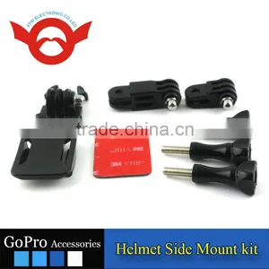 2016 Hot Selling Gopro Accessories Helmet Side Mount Kit With Curved Adhesive Side Mount for GoPro Hero 4/3+/3/2/1 thumbnail-2