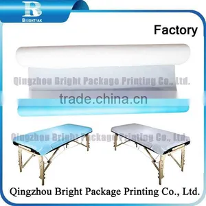Disposable Paper Bed Sheets for Hospital Salon,paper and PE Film Laminated Examination Couch Cover Paper thumbnail-3