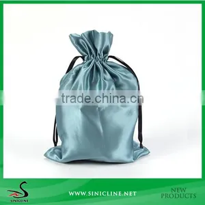 Sinicline Customized Quality Satin Drawstring Bag For Gift thumbnail-1