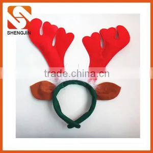 Wholesale Flashing Christmas Funny Headband Reindeer Antlers Decoration Hairband thumbnail-2