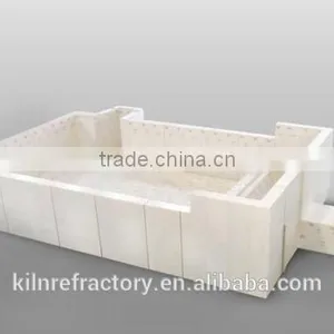 Refractory Brick Factory Fused Cast AZS Insulating Fire Brick thumbnail-5