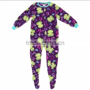 Wholesale Warm Footed Pajamas for Kids, Baby Rompers,Girl Jumpsuit,Polar Fleece Onesie thumbnail-2