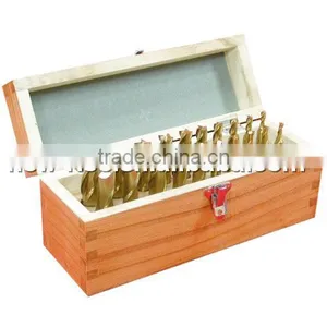 20PCS HSS TIN COATED COAT 2, 4 FLUTE END MILL SET thumbnail-1