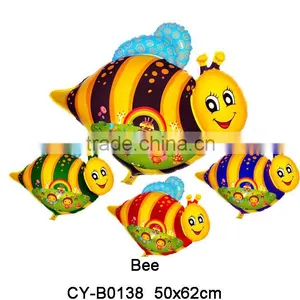 2016New DesignYellow Bee Shaped Foil Balloon Inflatable Animal Helium Balloon thumbnail-1