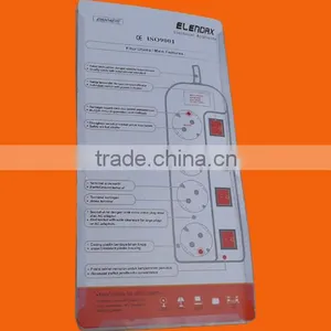 German Style 3 Way Extension Power Strip With Individual Switch (E6003EIS) thumbnail-4