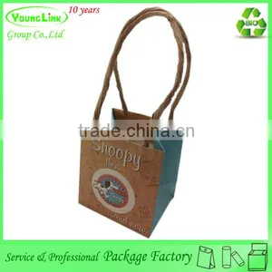 Custom Printing Mini Cute Kraft Paper Bag With Paper String thumbnail-5