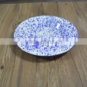 9088 Big Deep Plate With Speckle thumbnail-1