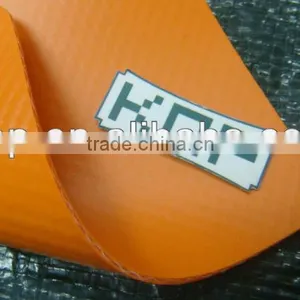 Airtight Coated Tarpaulin 1000x1000D 1450g Orange thumbnail-1