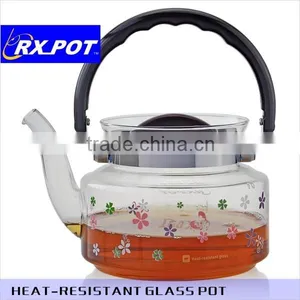 Morden Big Heat Resistant Glass Kettle Made in China thumbnail-6